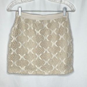 Boho Crochet Lace Detail Mini Skirt Size Small